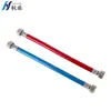 Tubería Corrugada de Acero Inoxidable 304 Especial para Calentador de Agua Tubería de Agua Caliente y Fría Integrada Engrosada Resistente a Altas Temperaturas Manguera de 4 Puntos Roja y Azul
