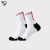 Calcetines de Bádminton para Hombre y Mujer, Suela Gruesa de Felpa, Algodón Absorbente de Sudor, Antideslizantes, Calcetines de Tenis de Media Pantorrilla, Calcetines de Competición sin Costuras en la Punta