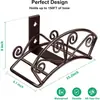 Suporte para Mangueira de Jardim, Rack de Armazenamento de Mangueira, Acomoda 150 Pés de Mangueira, Gancho de Mangueira de Metal Montado na Parede