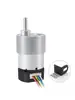 Motor DC con Engranajes JGB37-520 con Codificador Fase AB Salida de Hall Medición de Velocidad Disco Codificado Carro Robot 12v