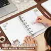 Papel de liberación A4A5A6A7M5, Páginas interiores de cuaderno de hojas sueltas desmontables lisas de doble cara, Libro de colección de ilustraciones de cinta Washi