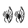 Brinco de Aranha Grande Exagerado Estilo Europeu e Americano Moda Retrô Liga Escura Engraçada Brincos de Aranha Brincos de Halloween