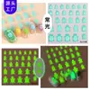 Zhengxiang Nova Tartaruga Luminous Fofa Adesivo para Unhas Embossado 5D Adesivo Autoadesivo Macio Adesivo Luminous para Unhas DIY OEM