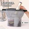 Bolsa Impermeável de Grande Capacidade Bolsa de Cosméticos Bolsa de Compras de Alto Valor Botão de Pressão Necessaire Portátil Bolsa de Cosméticos Portátil