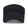 Chapéu de Sol de Verão para Homens, Chapéu com Top Aberto, Chapéu Viseira de Cor Sólida, Chapéu de Secagem Rápida para Esportes ao Ar Livre para Mulheres, Logo Personalizável