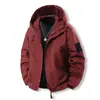 Chaqueta Ligera con Capucha Nueva Primavera y Otoño 2026, Abrigo de Marca Moderno Unisex de Corte Holgado, Cortavientos Negro de Moda