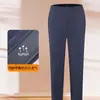 Calças de Ski Softshell para Exterior com Forro de Fleece para Aquecimento, Proteção contra Frio, Impermeáveis, Corta-vento, Elásticas, Respiráveis, Calças de Montanhismo, Calças Casuais Espessadas para Homem