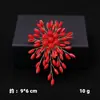 Elegante Broche de Perlas para Mujer, Joyería Estilo Fuegos Artificiales, Broche Hecho a Mano con Acabado de Lujo, Pin Versátil para Chaquetas de Traje, Accesorio de Perlas