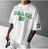 Venta Caliente Transfronteriza 2024 Camiseta Retro Grande Estampado 3D Neutral Equipo Nacional de Fútbol Italiano