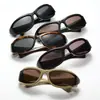 Gafas de Sol Deportivas Estilo Y2K Milenio Personalizadas de Nuevo Estilo para Hombres, Gafas de Sol Transfronterizas Europeas y Americanas para Mujeres, Elegantes Gafas de Protección Solar