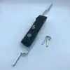 MS829 con bloqueo de varilla de conexión negra colgante, cerradura para puerta de armario eléctrico, cerradura para puerta de caja de distribución industrial, cerradura para armario de chasis