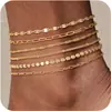Comércio Exterior Transfronteiriço Terno Joias Pulseira Personalizada Nova Liga Combinação Pulseira Conjunto de Seis Peças Venda Quente