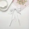 Nuevos Accesorios para Tocados de Lazo de Cinta con Perlas y Estampado de Gasa DIY Bolsas, Zapatos, Ropa Accesorios Semi-Terminados