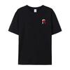 Procesamiento Camisa Publicitaria Personalizada para Hombre 200g Algodón Peinado Manga Corta Cuello Redondo Hombro Caído Media Manga Holgada Talla Grande