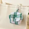 Bolsa de almacenamiento acolchada para CCD estilo macaron, fresca y linda; Billetera de monedas portátil con tapa abatible y bloques de color; Estuche de viaje para toallas sanitarias