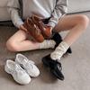 ¡Tenis Súper Bonitos! Totalmente de Piel de Oveja por Dentro y por Fuera Otoño 2025 Cómodos Zapatos Casuales de Cuero Genuino con Suela Gruesa y Tacón Medio para Mujer