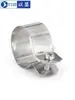 Abrazadera de Tubo de Acero Inoxidable 304 Clip para Tubo Hebilla de Fijación para Tubo Redondo Abrazadera con Perno en U para Tubo de Acero Abrazadera de Silla Conector Abrazadera de Puesta a Tierra