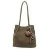 Bolsa tipo cubo retro de alta calidad 2026 para mujer, estilo casual, bolso de hombro para el día a día, bolso de axila, bolso de mano de moda de otoño