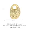 Chapado en Cobre Transfronterizo Oro de 14K Moda Versátil Metal Plegado Cabeza de Toro Estrella de Cinco Puntas Accesorio de Joyería DIY Colgante Collar