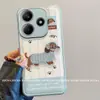 Para Xiaomi Red Rice note14pro Funda de Teléfono Cobertura Completa Resistente a Caídas Funda Protectora Note14 Orejeras de Suéter Cachorro