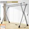 Secador de Roupas Doméstico Simples de Chão para Varanda e Quarto, Varal Dobrável de Aço Inoxidável para Exterior para Secar Colchas e Roupas