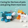 Juguetes para mascotas, Juguete interactivo chirriante para morder perros, tela para esconder comida, juguetes para perros para autoentretenimiento, juguetes interactivos para aliviar el aburrimiento