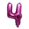 0-9 Rosa original 16 pulgadas globo digital Año Nuevo fiesta de cumpleaños de bebé suministros de decoración globo de película de aluminio