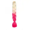 Trenzas Grandes de Fibra Sintética de Comercio Exterior, Trenzas de Colores, Peluca, Cabello para Trenzas Jumbo, Rastas Africanas, Cabello para Crochet