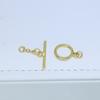 Accesorios de bricolaje S925 plata esterlina placa ligera simple otbuckle collar de perlas pulsera hebilla de enlace accesorios hechos a mano