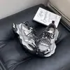Tenis tipo dad de estampado de leopardo para mujer, colección otoño 2026, zapatillas deportivas de suela gruesa para aumentar la altura, zapatos casuales vintage de bloques de color, zapatos transpirables suaves y lindos para mujer