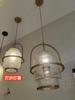 Estilo lujo ligero modelo simple y creativo sala de exposición restaurante bar candelabro cadena de tiendas pasillo ciudad hot pot bar pequeño candelabro