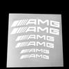 Adesivo de freio AMG resistente a altas temperaturas adesivo refletivo de pinça de freio para carro adesivo de carro resistente a altas temperaturas adesivo decorativo de calota de roda personalizada AMG