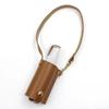 60ml spray desinfectante de manos funda de cuero portátil botella de perfume portátil funda protectora colgante botella desinfectante para salir