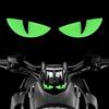 Luminous Stereo Motorcycle Deviruchi Eye Sticker Cat's Eye Decal para Suzuki UY125 Mavericks Electric Não. 9