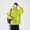 Chaqueta deportiva de exterior estilo montaña, unisex, adecuada para primavera y otoño, casual y versátil, ideal para senderismo, con capucha y diseño de ropa de trabajo