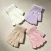 Guantes Acolchados para Mantener el Calor y Proteger del Frío en Otoño e Invierno para Hombres y Mujeres en Clase Engrosados con Pestaña de Imitación de Mink Nylon Guantes Cálidos para Adultos