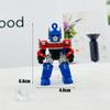 Llavero de Dibujos Animados Transformers Colgante de Muñeco Mecha Humano Colgante Llavero Colgante de PVC Gotas Muñeco Máquina