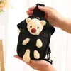 Nueva Bolsa de Regalo de Cumpleaños para Niños Recuerdo de Bebé de Un Mes Bolsa de Lona de Dibujos Animados Winnie the Pooh