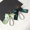 Colgante de Moda Lujoso y de Gama Alta, Decoración de Corbata de Moño, Correa para Teléfono Móvil, Correa de Muñeca, Llavero, Accesorios para Bolsos