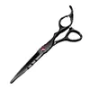 Tijeras de Peluquería Asequibles Sy22 Negras, Tijeras para Cortar el Cabello, Tijeras Planas, Tijeras para Flequillo, Tijeras Deslizantes, Logo Personalizable