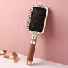 Nuevo peine de cojín de aire de sirena rosa 2024 para niñas, peine para el cabello estilo japonés y coreano, peine de aire de plástico lindo