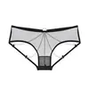 Bragas Sexy Transparentes, Tanga de Malla con Corte de Melocotón y Cruces, Cadena Sexy y Divertida, No Necesita Quitarse, Estilo Fino de Puro Deseo