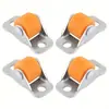 Rueda universal de 0.5 pulgadas mini rodaja de nylon TPR base móvil para muebles hardware de rueda micro de goma