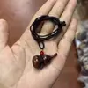 Bolsa Fulu de Cabacinha de Sândalo Pendente Chaveiro DIY Feito à Mão Corrente de Celular Pingente Acessórios Criativos Unissex