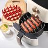 Air Fryer Silicone Bacon Cachorro-Quente Rack Resistência a Altas Temperaturas Limpeza Fácil Assadeira Grelha Acessórios para Air Fryer