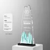 Nuevo Trofeo Creativo de Cerámica y Cristal 2026 para Empleados Destacados, Premio de Alta Gama para Reunión Anual, Hecho a Medida
