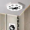 Lámpara de techo de chismes congénita cinco elementos sala de artes marciales medicina tradicional china led lámpara de sala de estar estudio feng shui tienda ceremonia del té lámpara Zen china