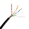 Cable de Red de Par Trenzado No Blindado Gigabit de Alta Velocidad de Banda Ancha de Cobre Libre de Oxígeno Clase 5 de Doble Protección para Ingeniería de Redes de Alta Velocidad en Exteriores