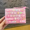 Nuevo llavero de dibujos animados de 26 teclas para aliviar el estrés, lindo juguete con botón de panda, colgante para mochila de estudiante, pequeño regalo al por mayor
