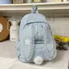 Mochila de alta qualidade com tema de coelho para meninas, adequada para estudantes do ensino fundamental II e médio, com grande capacidade, design fofo e leve, tornando-a ideal para o trajeto diário.